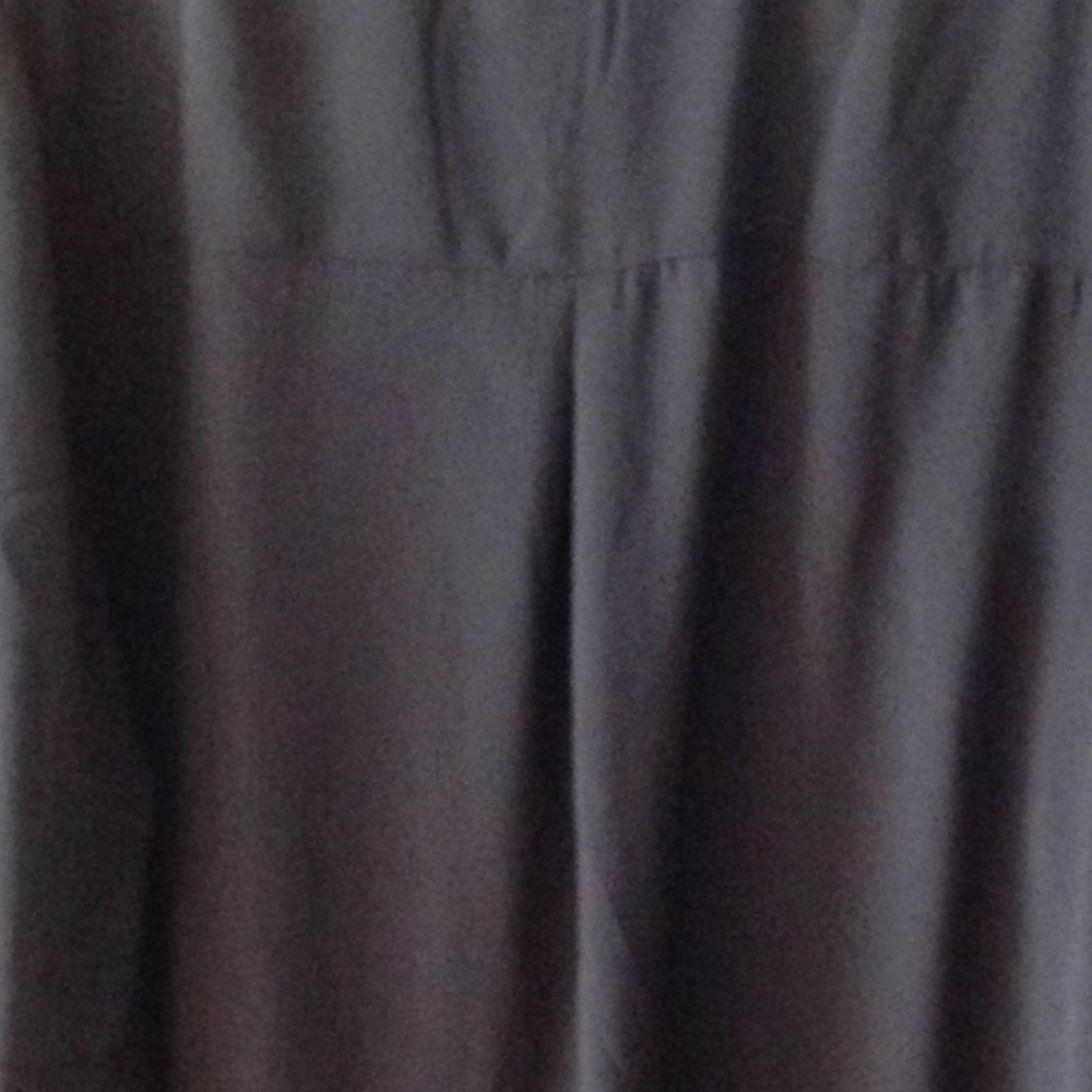 NY Collection Black Assymetrical Draped Blouse - Picture 5 of 14